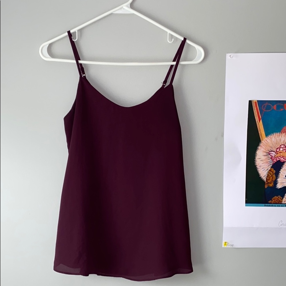 Purple tank top